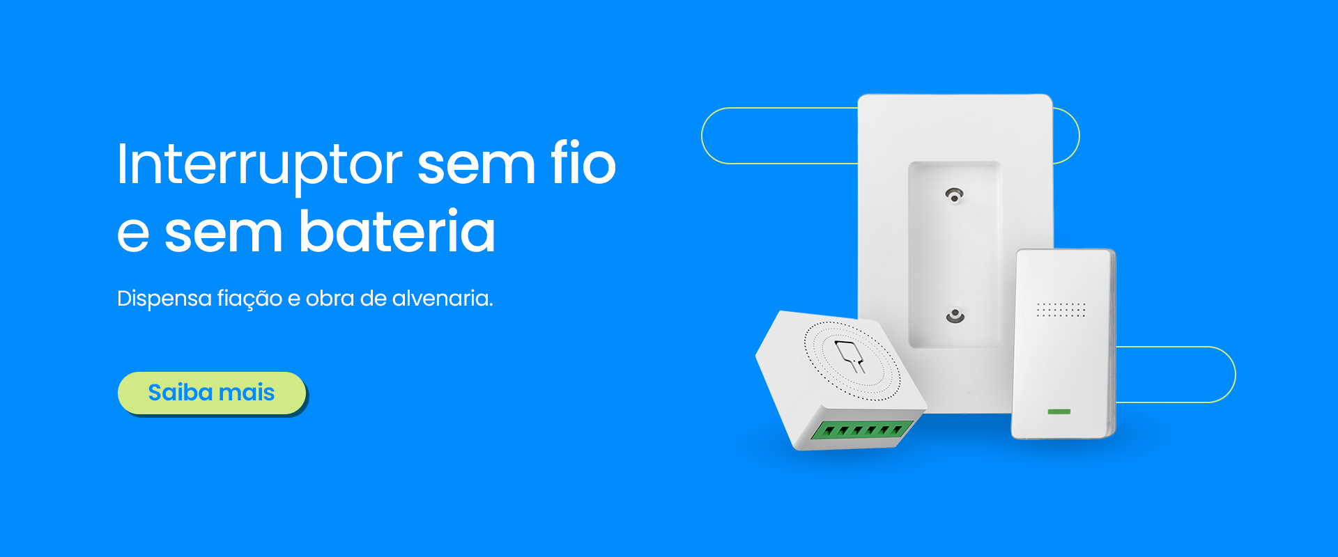 Interruptor sem fio e sem bateria