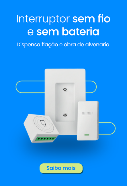 Interruptor sem fio e sem bateria