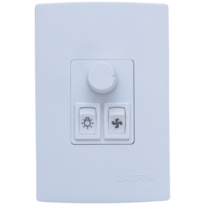 Controle de Ventilador e Lâmpada de Embutir - QV371