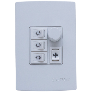 Controle de Ventilador e Lâmpada de Embutir - QV373